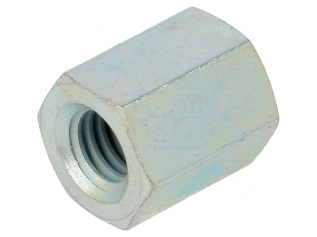 Afstandsbus met schroefdraad; 12mm; Int.schroefdraad: M6; staal Afstandsbus met schroefdraad; 12mm; Int.schroefdraad: M6; staal